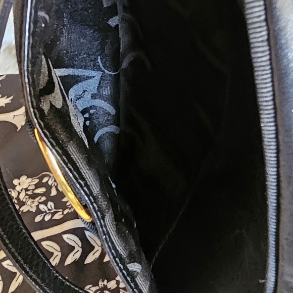 Salvatore Ferragamo Black Crossbody Bag with Gold Accent - Picture 11 of 14